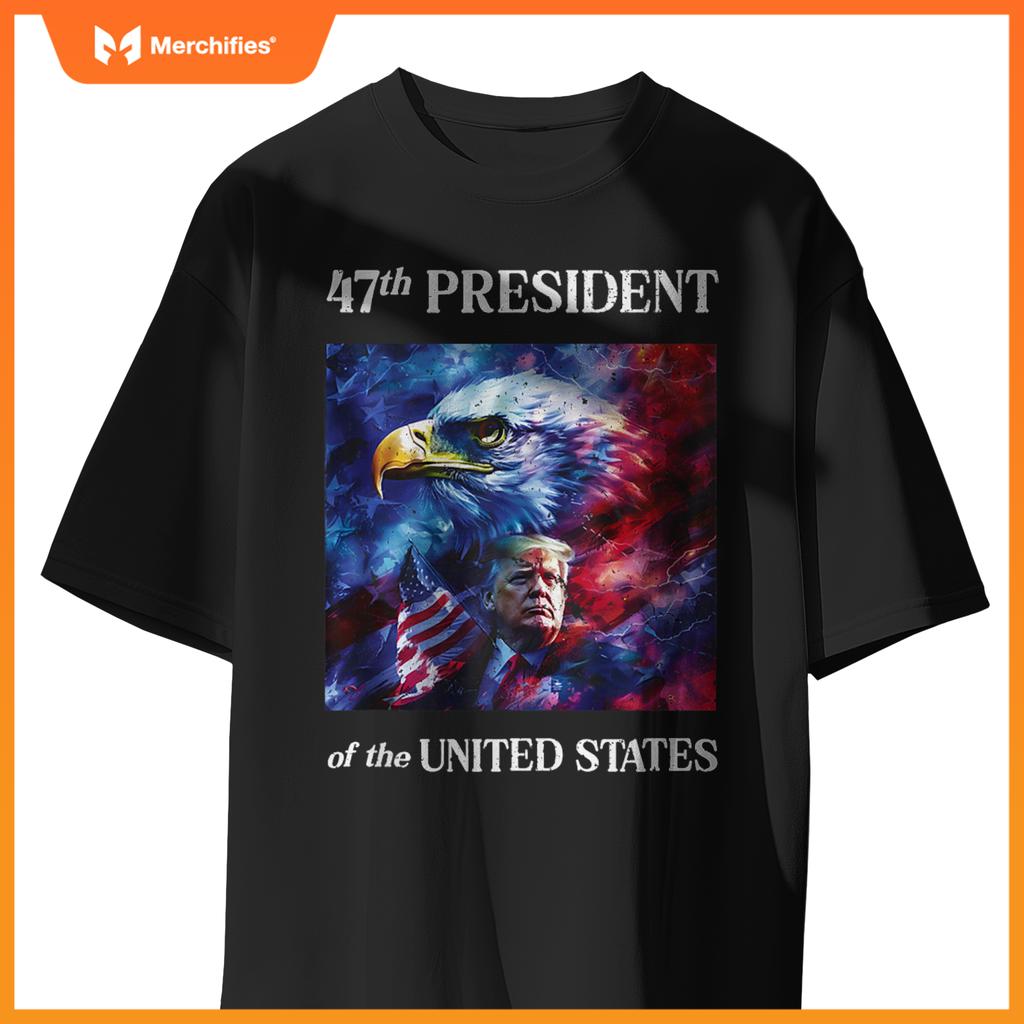 47th President Trump Eagle Patriotic Inauguration Day T-Shirt