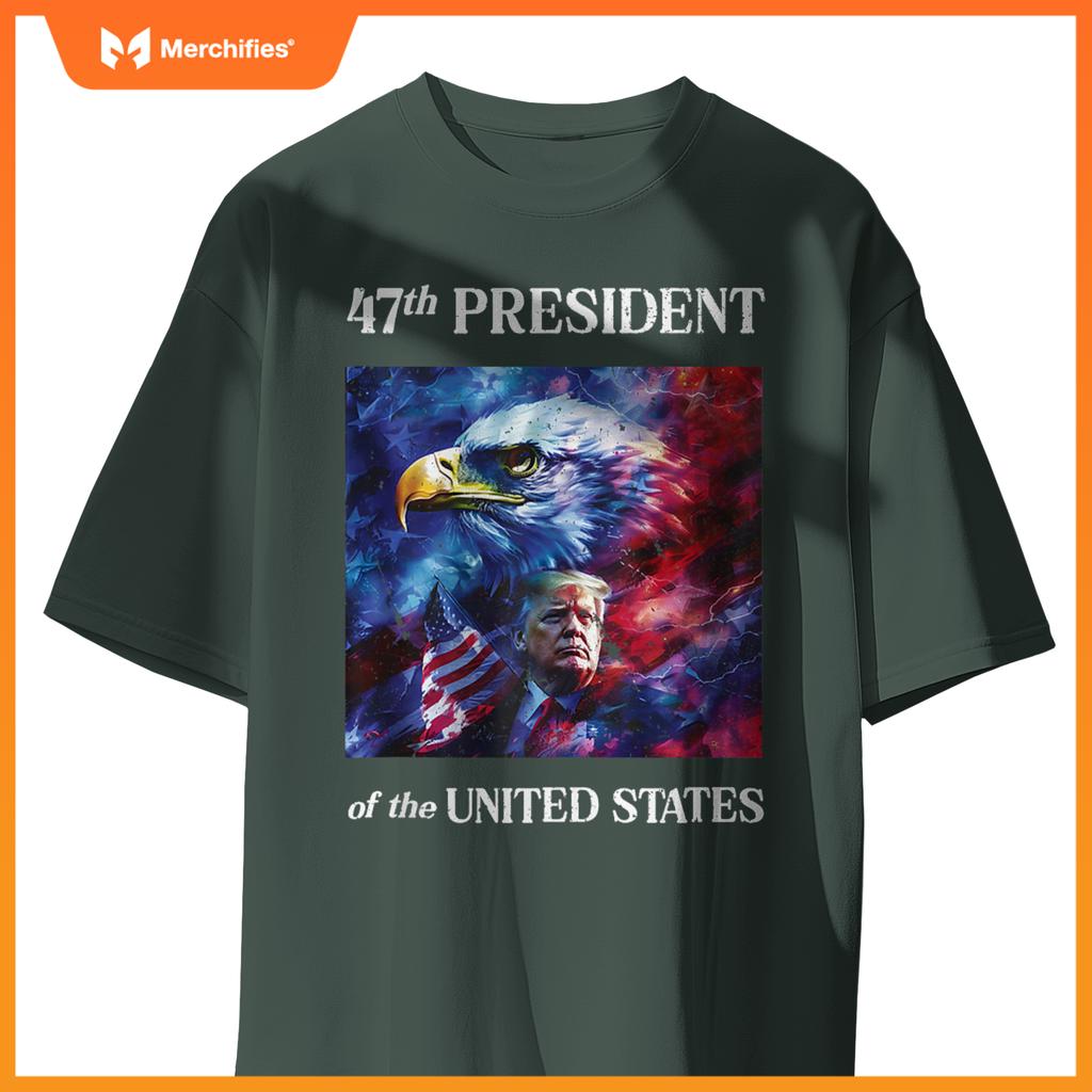 47th President Trump Eagle Patriotic Inauguration Day T-Shirt