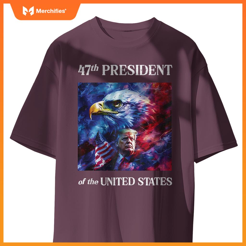 47th President Trump Eagle Patriotic Inauguration Day T-Shirt