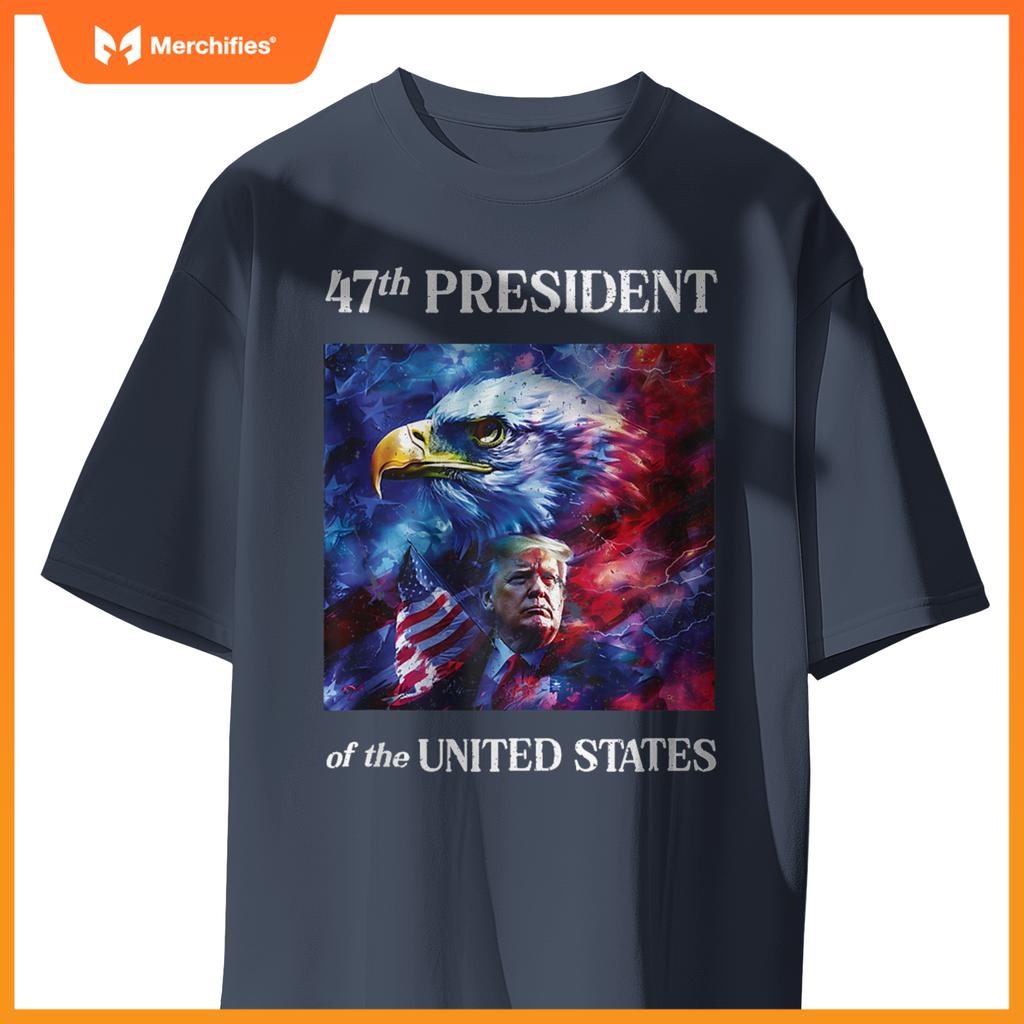 47th President Trump Eagle Patriotic Inauguration Day T-Shirt