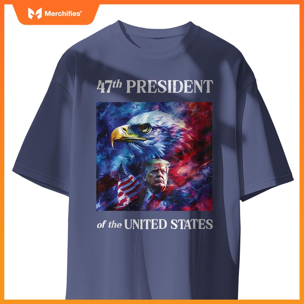 47th President Trump Eagle Patriotic Inauguration Day T-Shirt