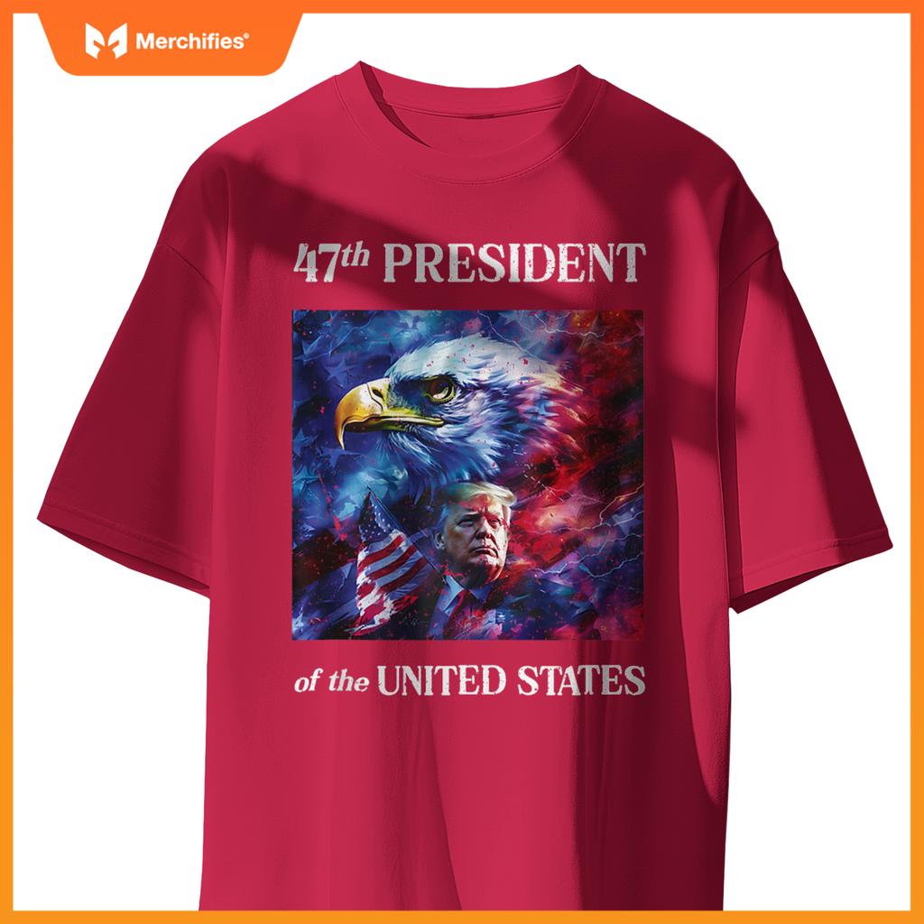 47th President Trump Eagle Patriotic Inauguration Day T-Shirt