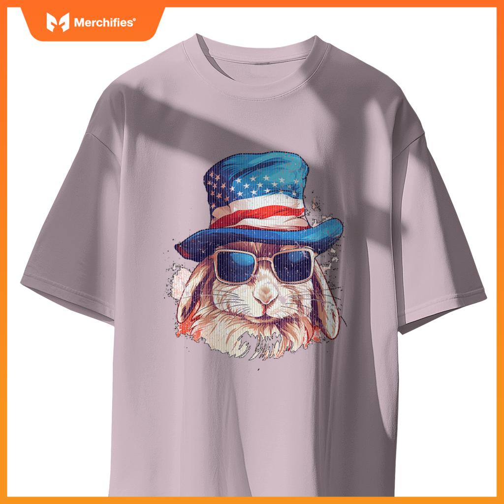 4th of july rabbit patriotic T-Shirt