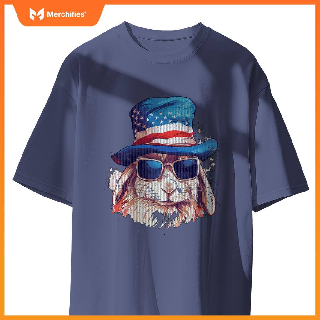 4th of july rabbit patriotic T-Shirt