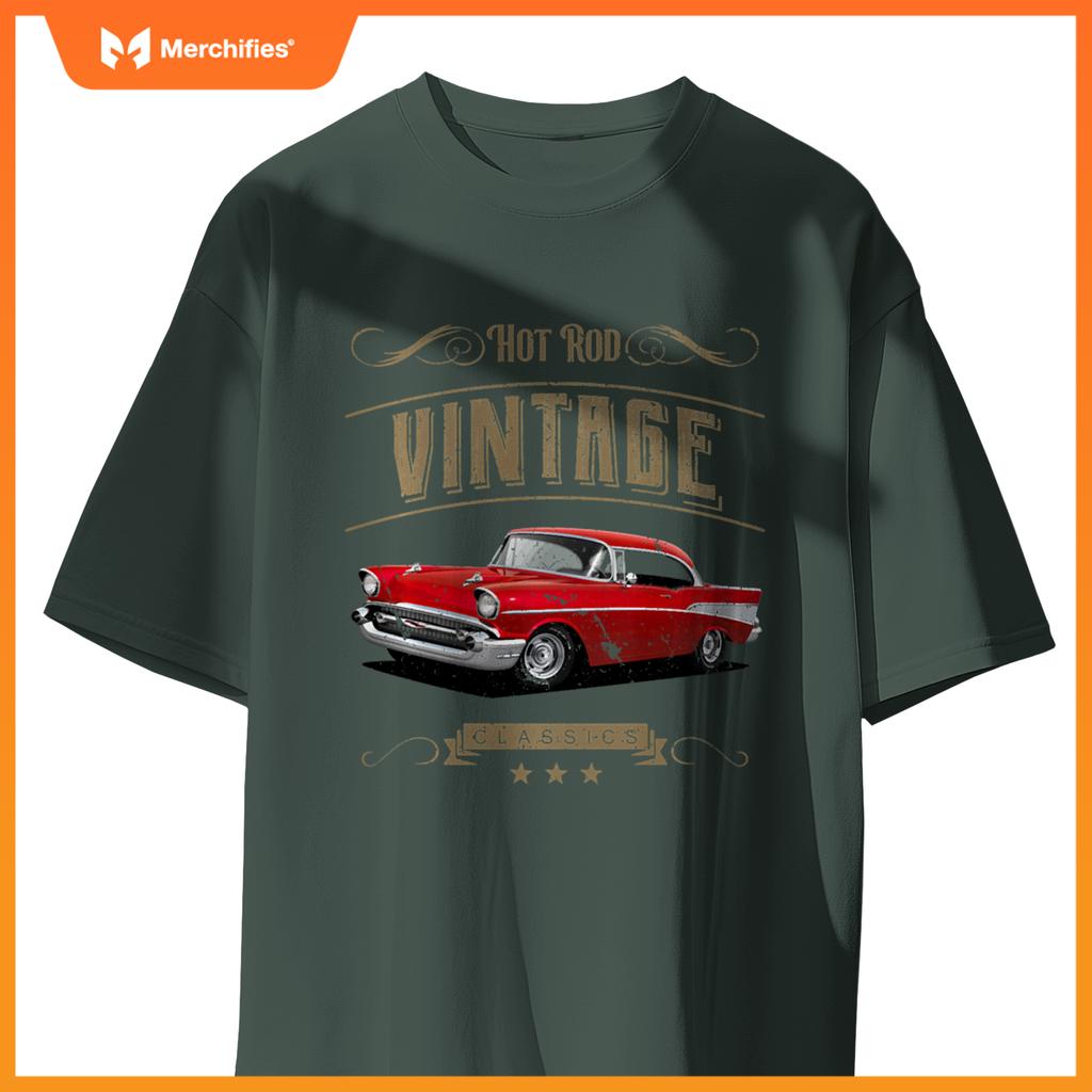 55 56 57 Chevys Truck Bel Air Cars Hotrod Red T-Shirt
