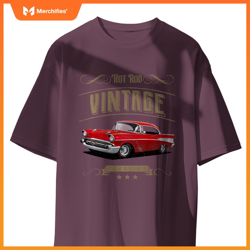 55 56 57 Chevys Truck Bel Air Cars Hotrod Red T-Shirt