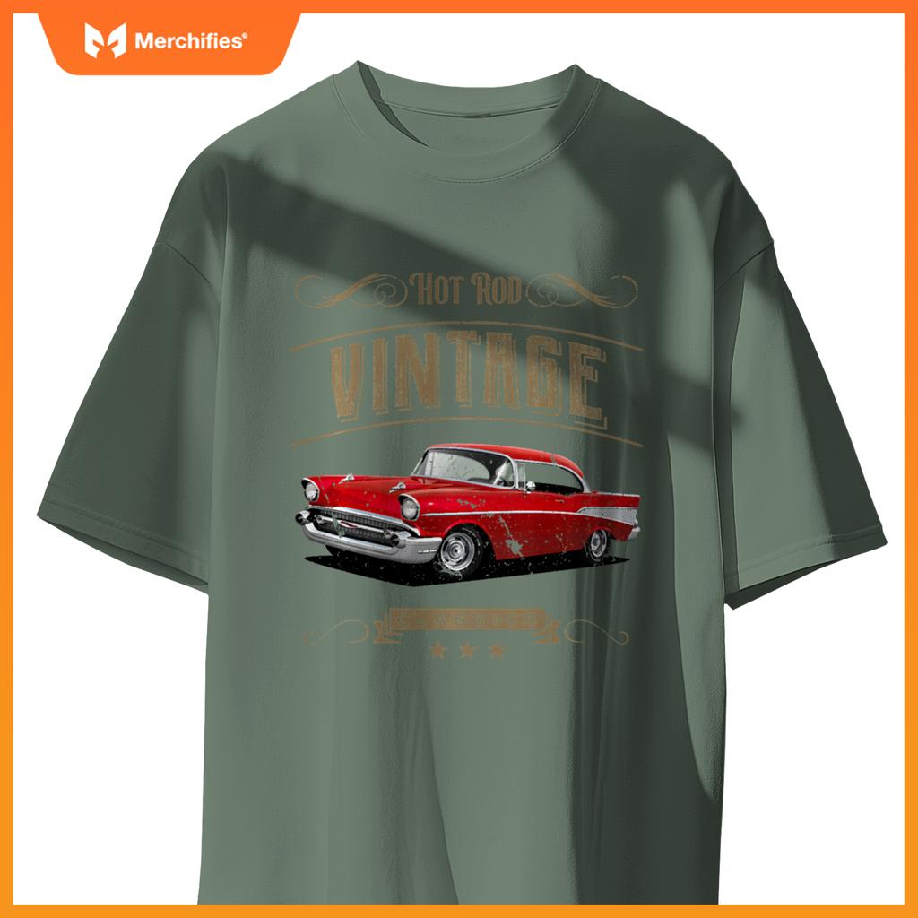 55 56 57 Chevys Truck Bel Air Cars Hotrod Red T-Shirt