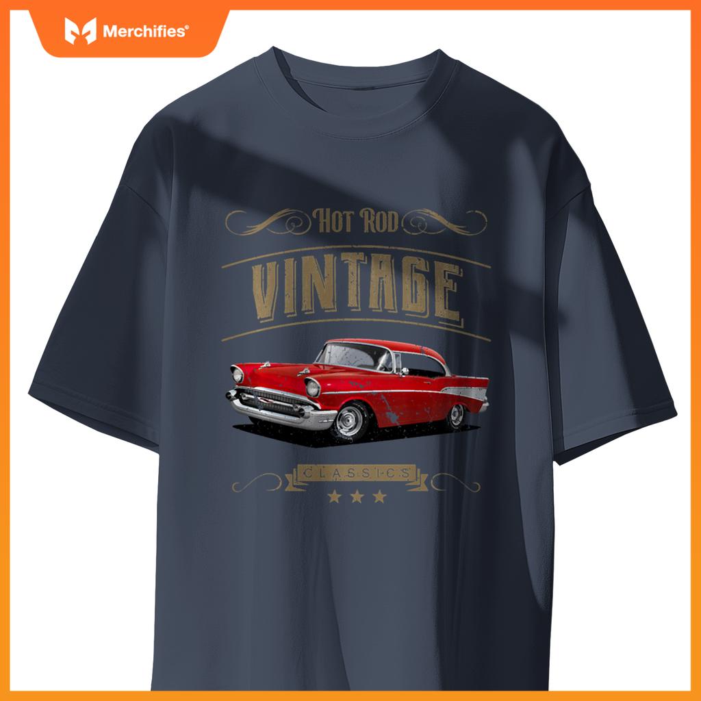 55 56 57 Chevys Truck Bel Air Cars Hotrod Red T-Shirt