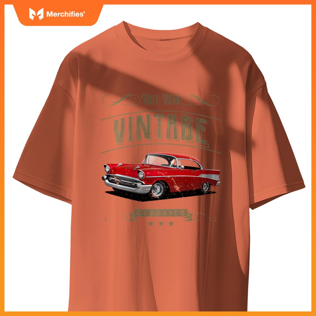 55 56 57 Chevys Truck Bel Air Cars Hotrod Red T-Shirt