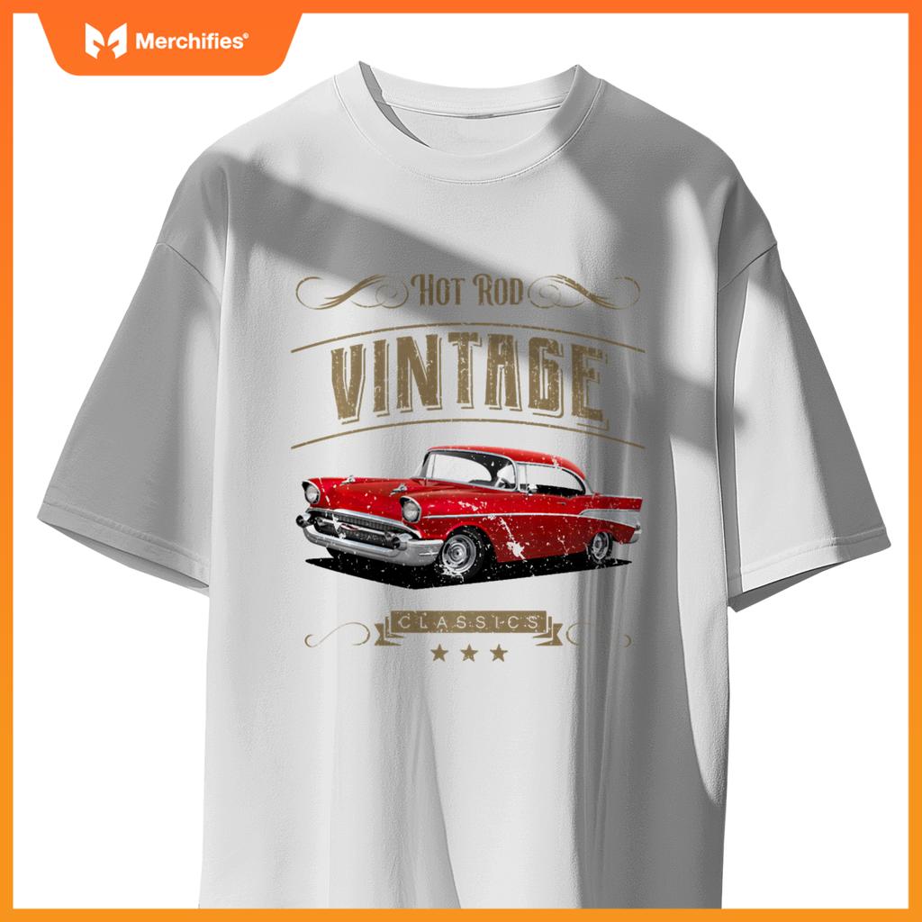 55 56 57 Chevys Truck Bel Air Cars Hotrod Red T-Shirt