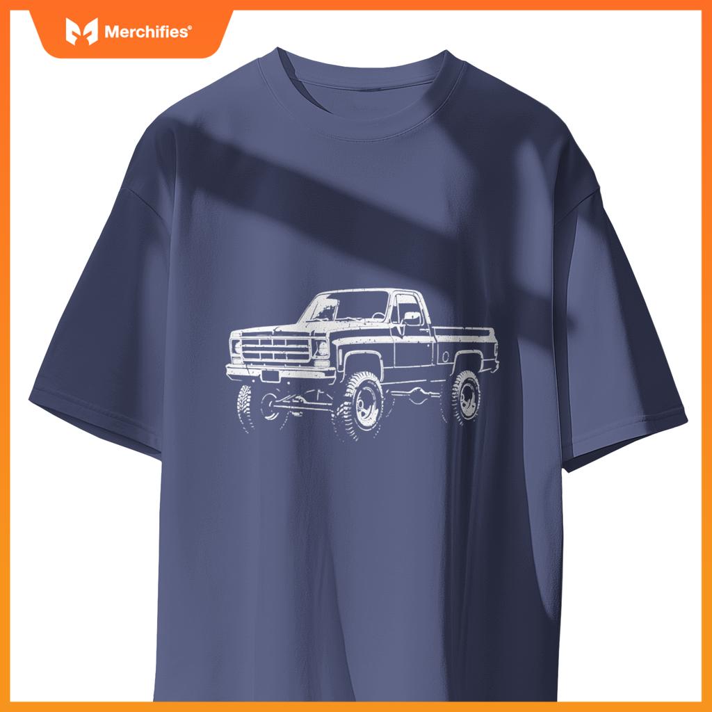 73-87 Squarebody K10 Truck Silhouette Square body 4x4 truck T-Shirt