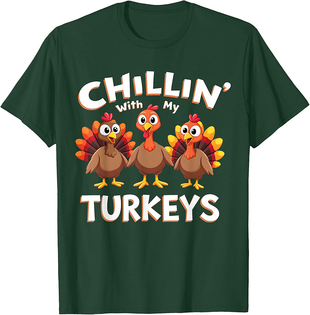 My Turkeys Thanksgiving Family T-Shirt