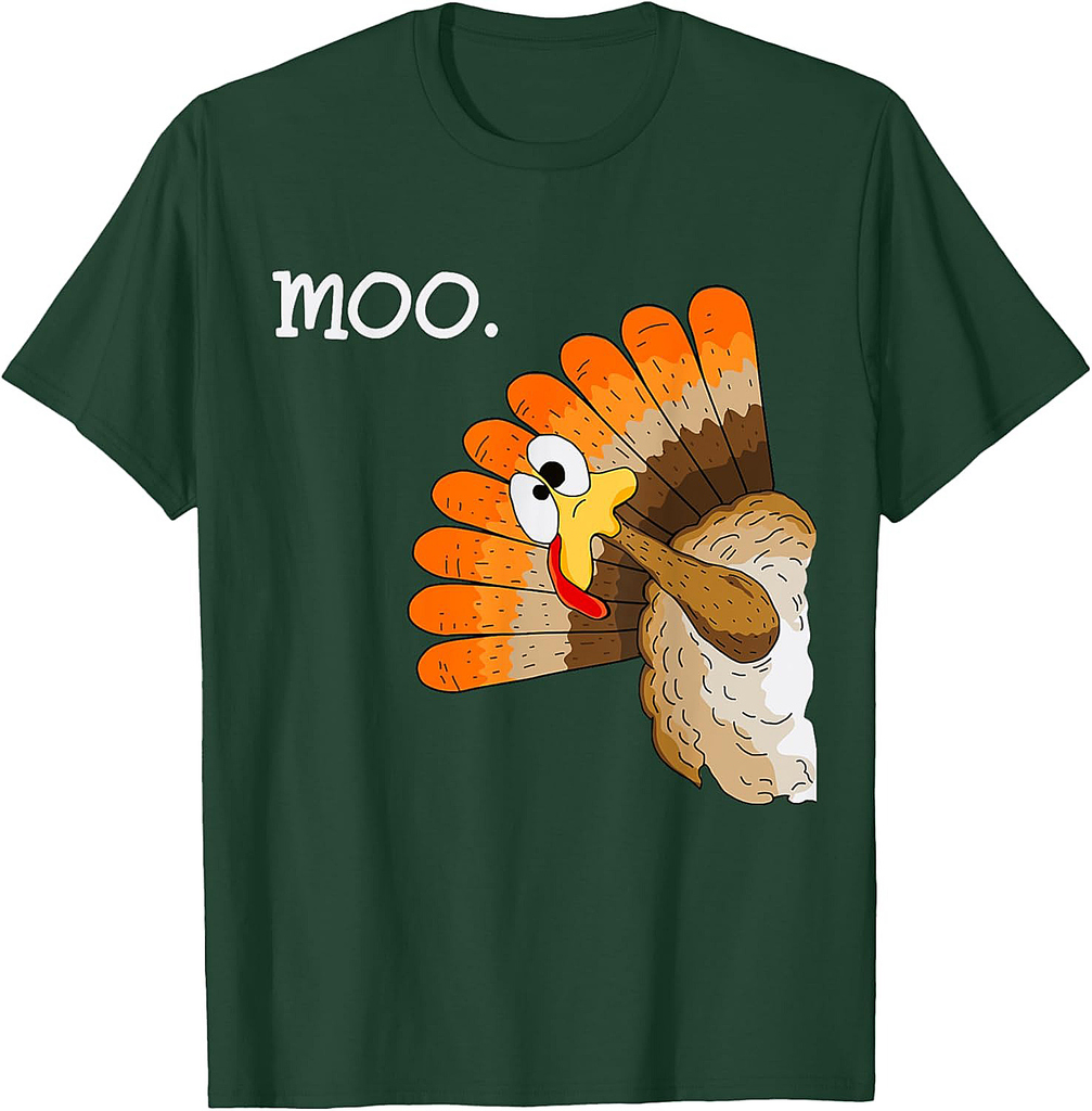 Turkey moo funny thanksgiving T-Shirt