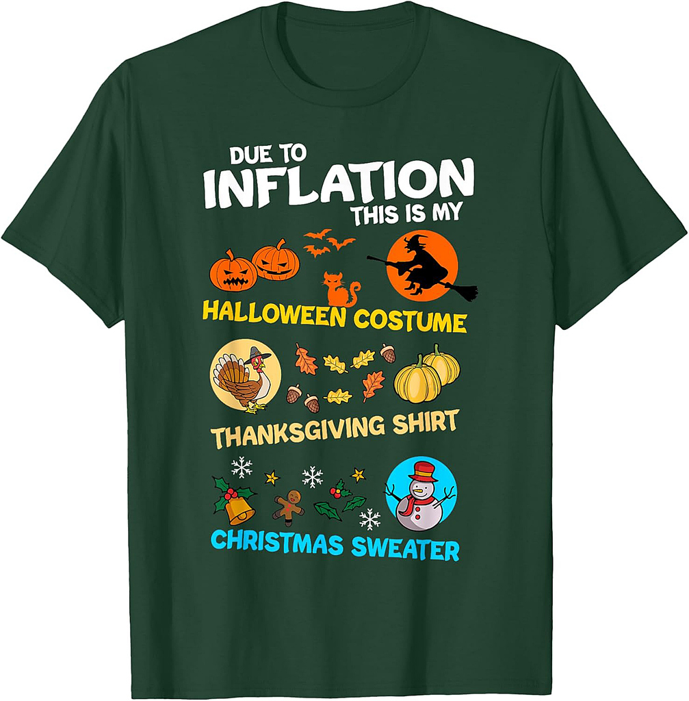 My Spooky Halloween Thanksgiving Ugly Christmas Costume T-Shirt