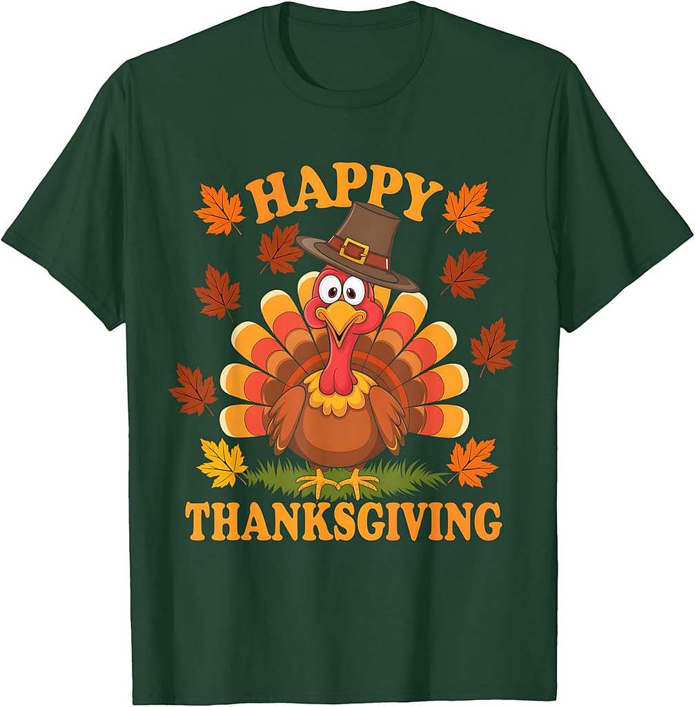 Happy Thanksgiving Funny Turkey Family Dinner Thanksgiving T-Shirt