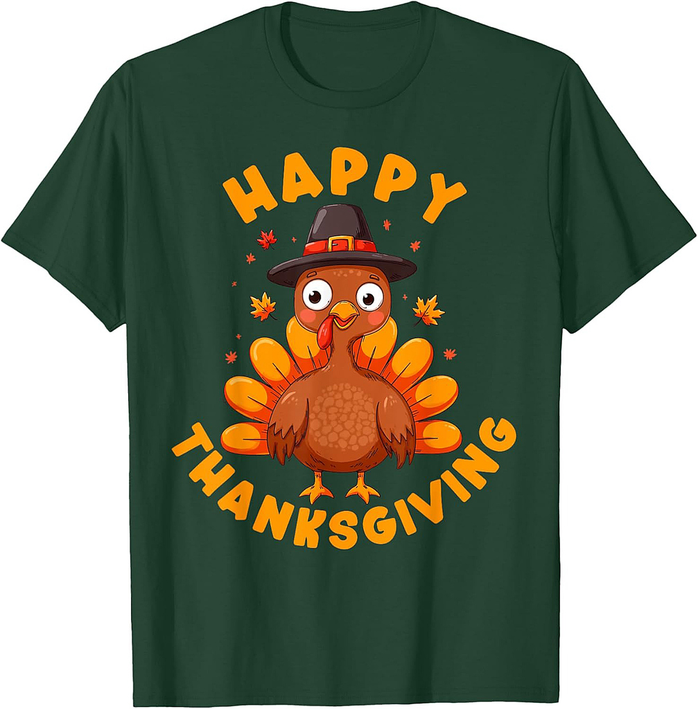 Happy Thanksgiving For Turkey Day Family Dinner Men Women T-Shirt