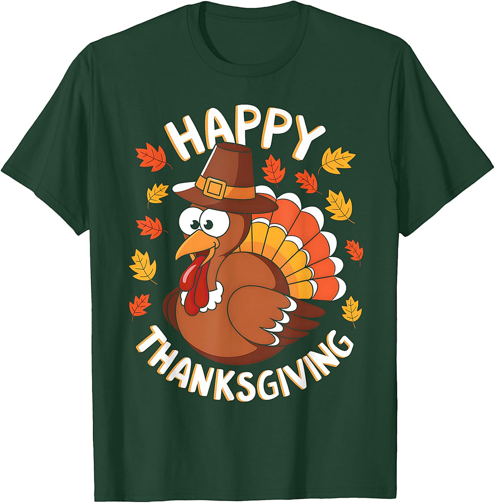 Happy Thanksgiving Funny Turkey Family Dinner Thanksgiving T-Shirt