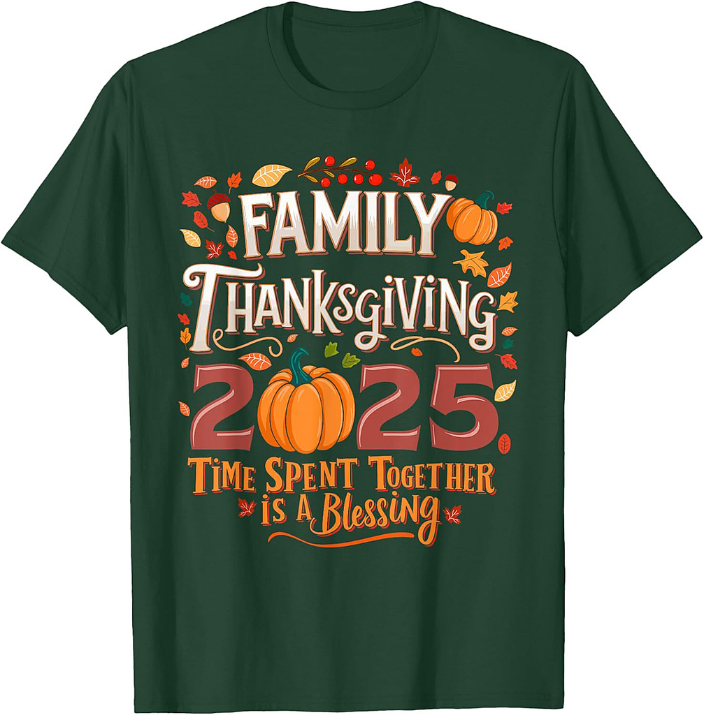 Family Thanksgiving 2025 Thanksgiving Crew Matching Group T-Shirt