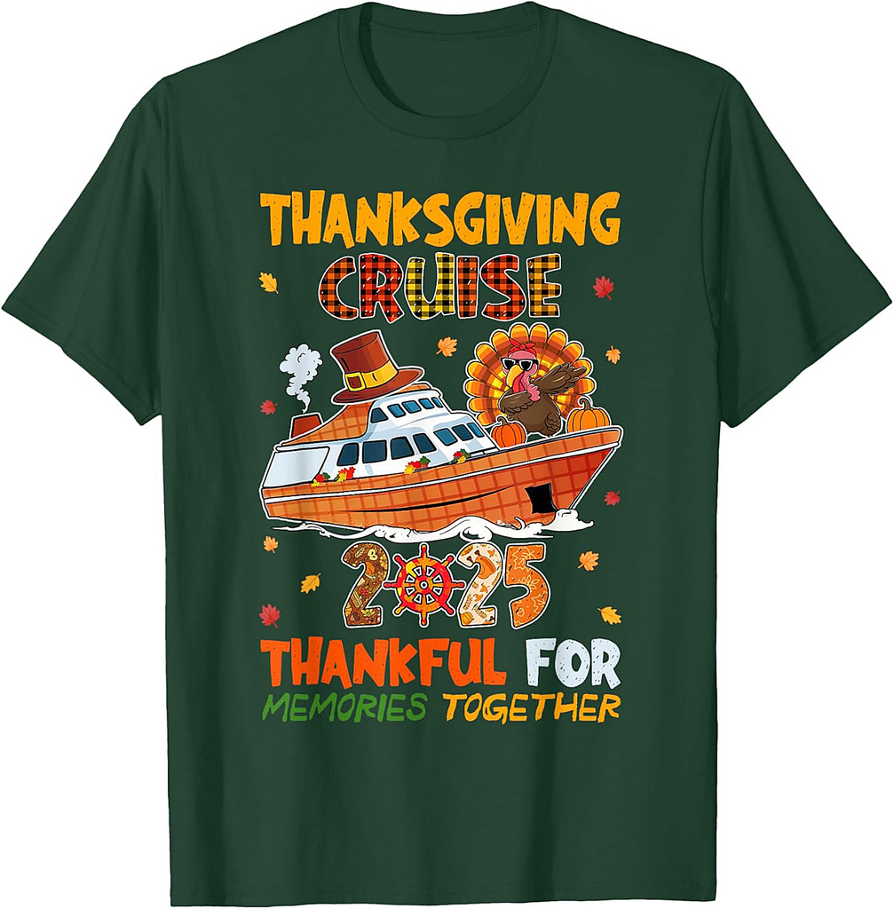 Cruise 2025 Thankful For Memories Together T-Shirt