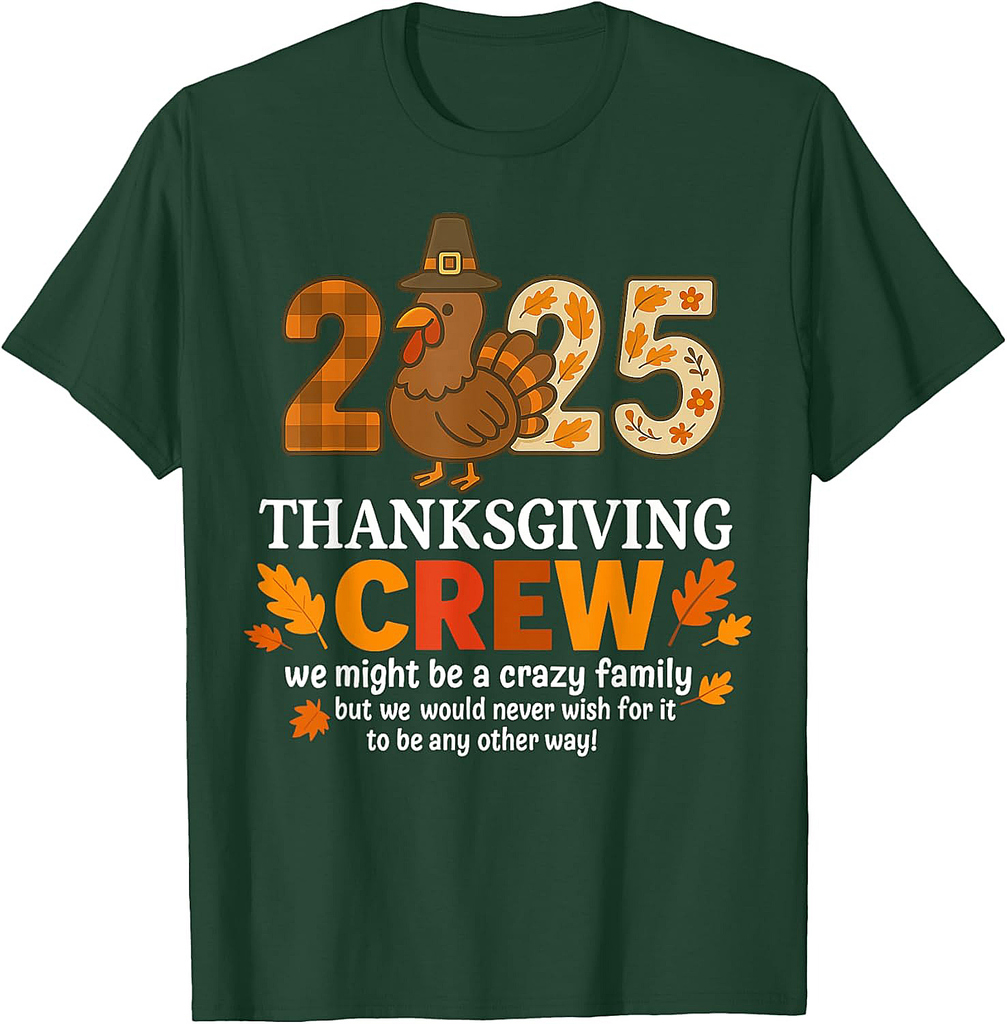 Thanksgiving 2025 Thanksgiving Crew Family Matching 01 T-Shirt
