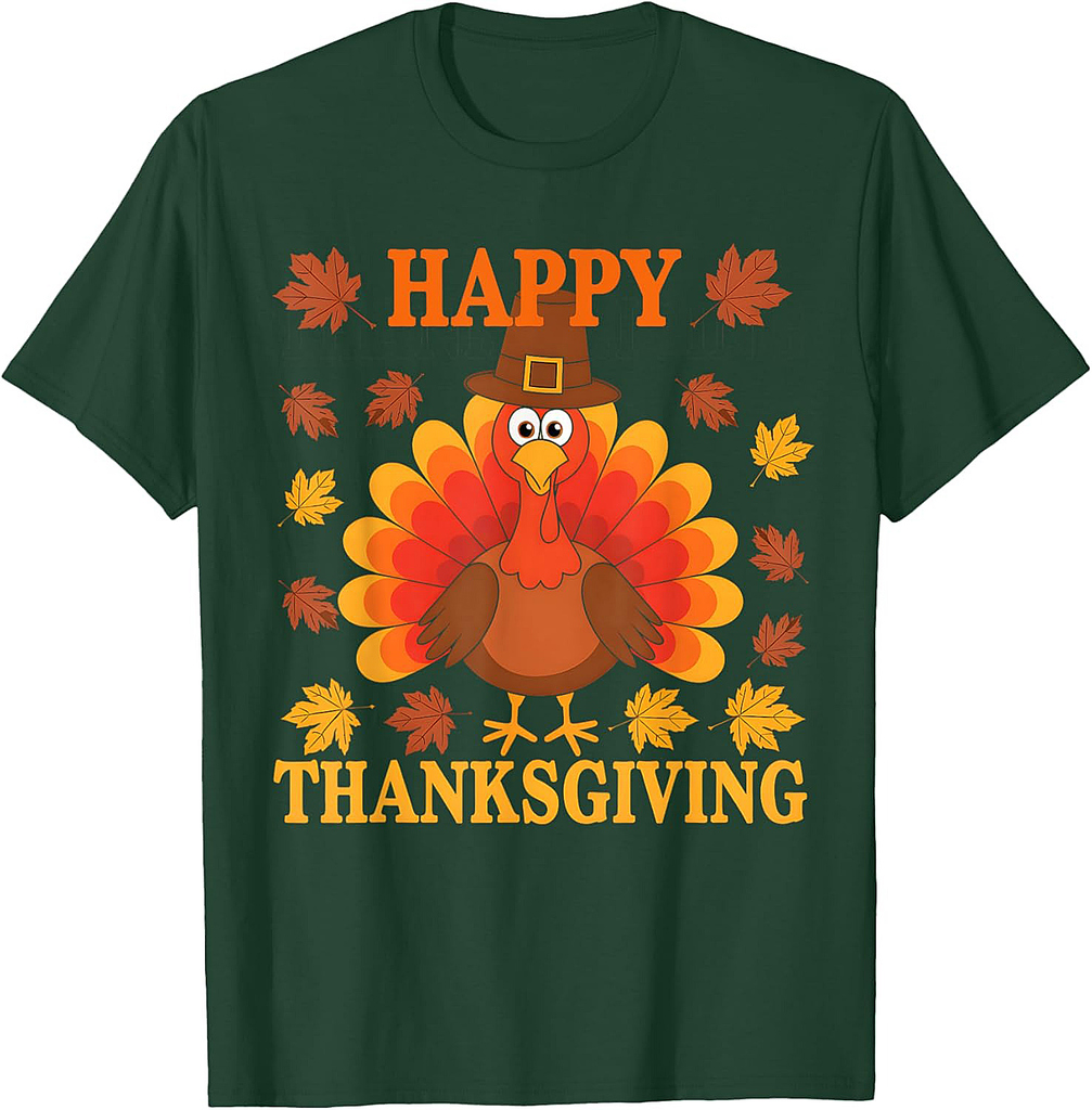 Happy Thanksgiving Funny Turkey Family Dinner Thanksgiving T-Shirt