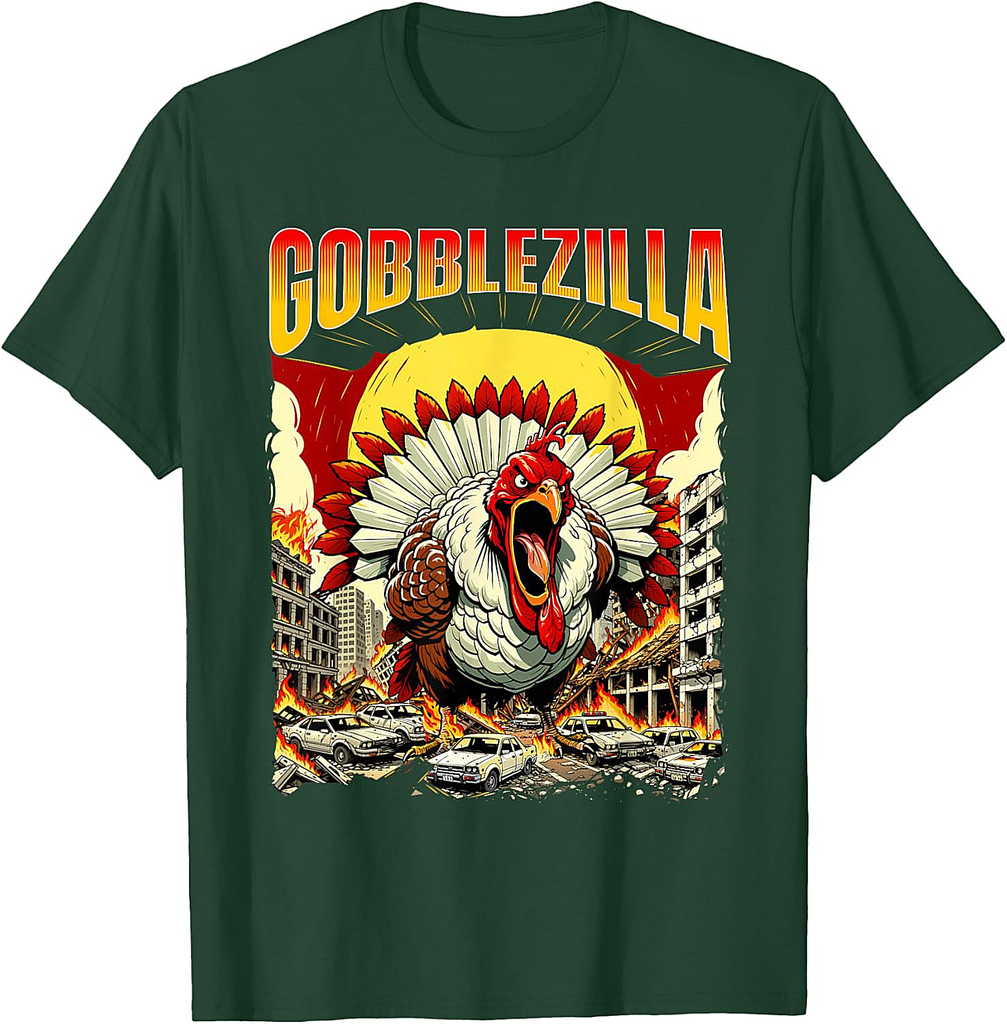 Fall & Thanksgiving Shirts Gobblezilla Thanksgiving Day Fall Holiday T-Shirt