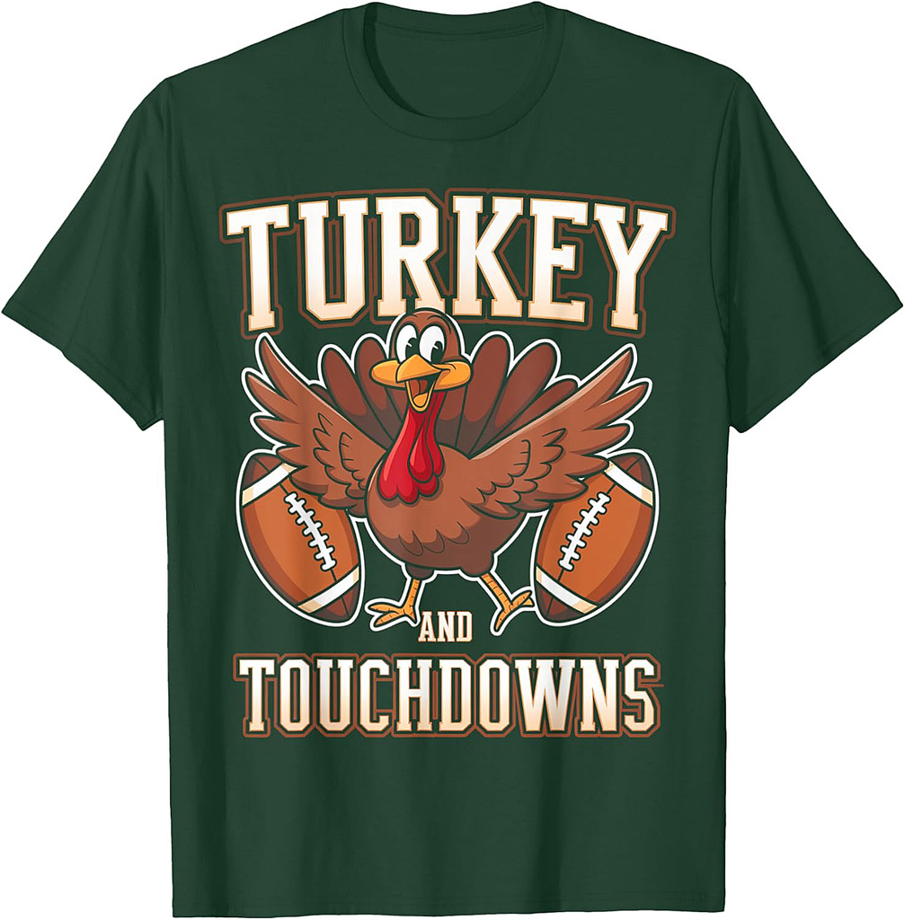 Thanksgiving Football Family Matching Gift T-shirt