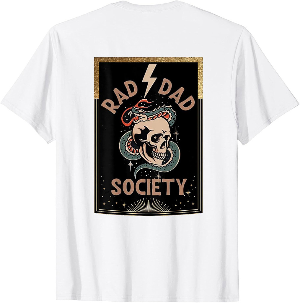 Rad Dad Society , Cool Dad Club, Dad Life Tee, Fathers Day T-Shirt