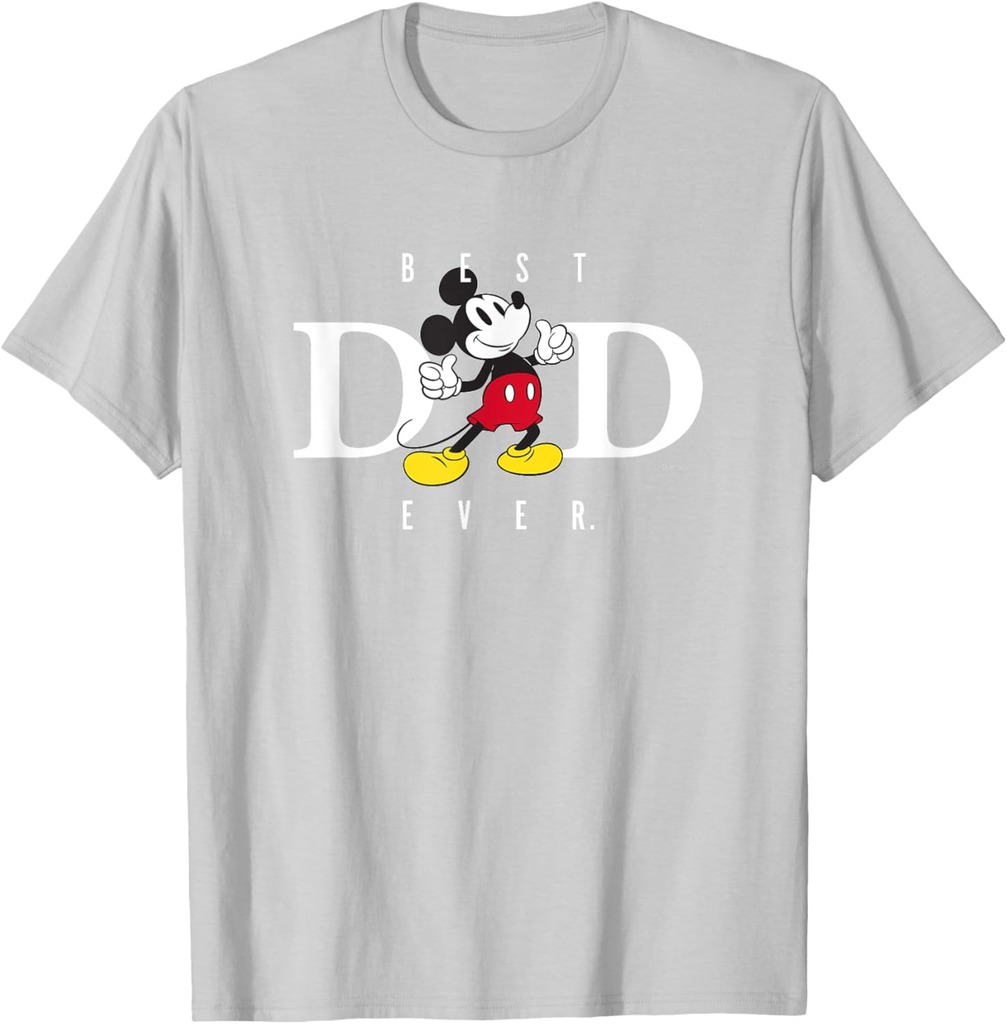 Disney Mickey Mouse Best Dad Ever Thumbs Up Father’s Day T-Shirt