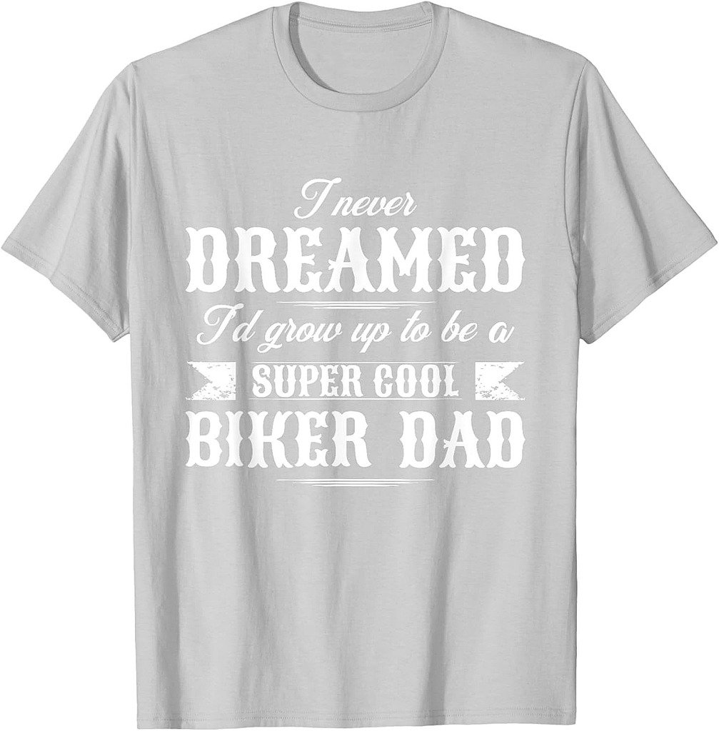 Motorcycle Dad Biker Vintage Father T-Shirt