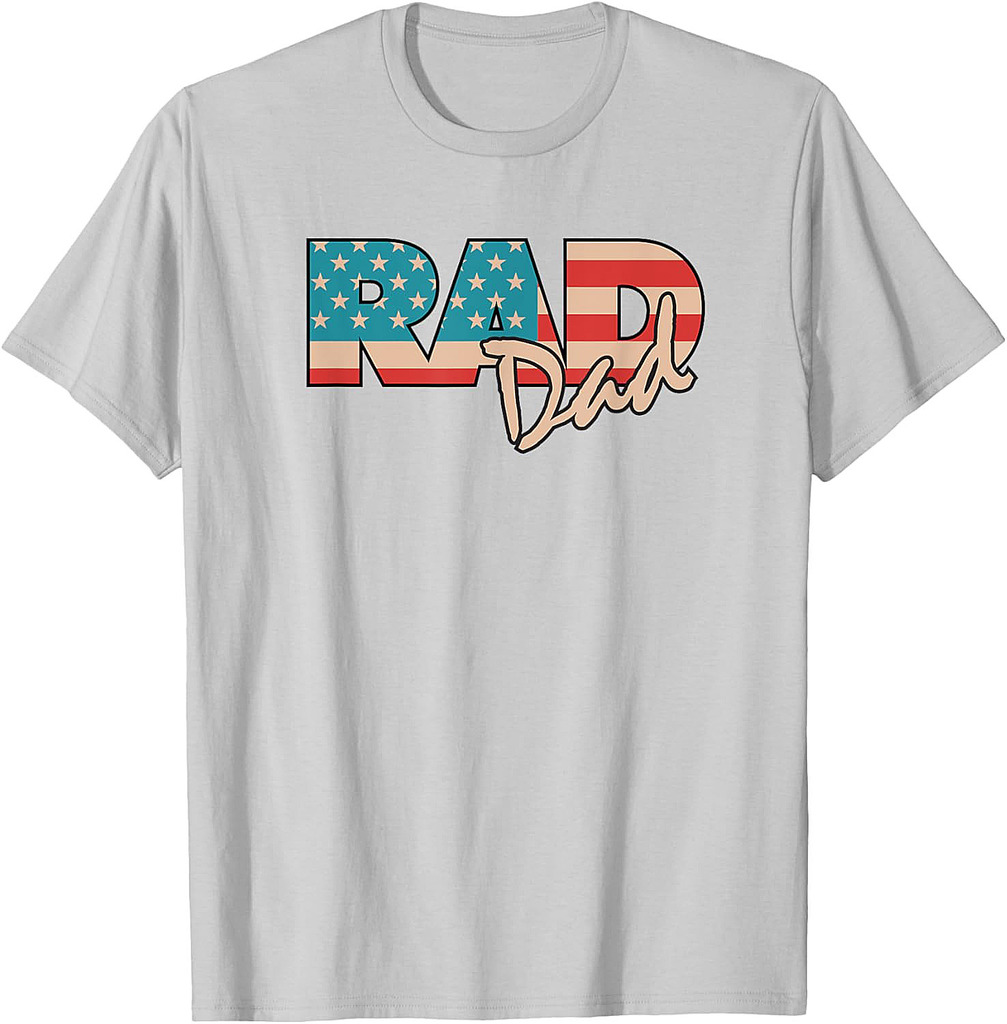 Rad Dad 1990's retro Gift for Farther T-Shirt