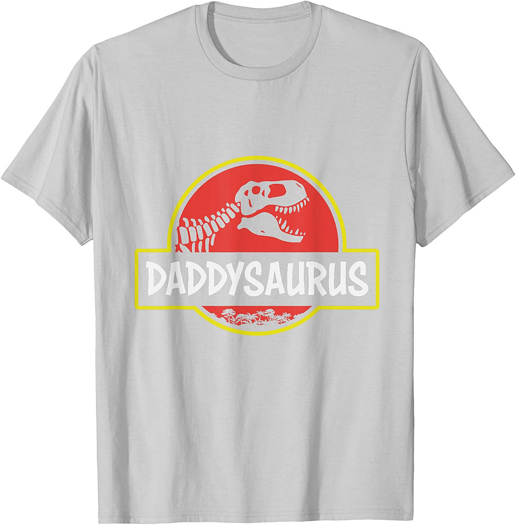 Funny Daddysaurus Rex Dinosaur Dad Jurassic Father's T-Shirt