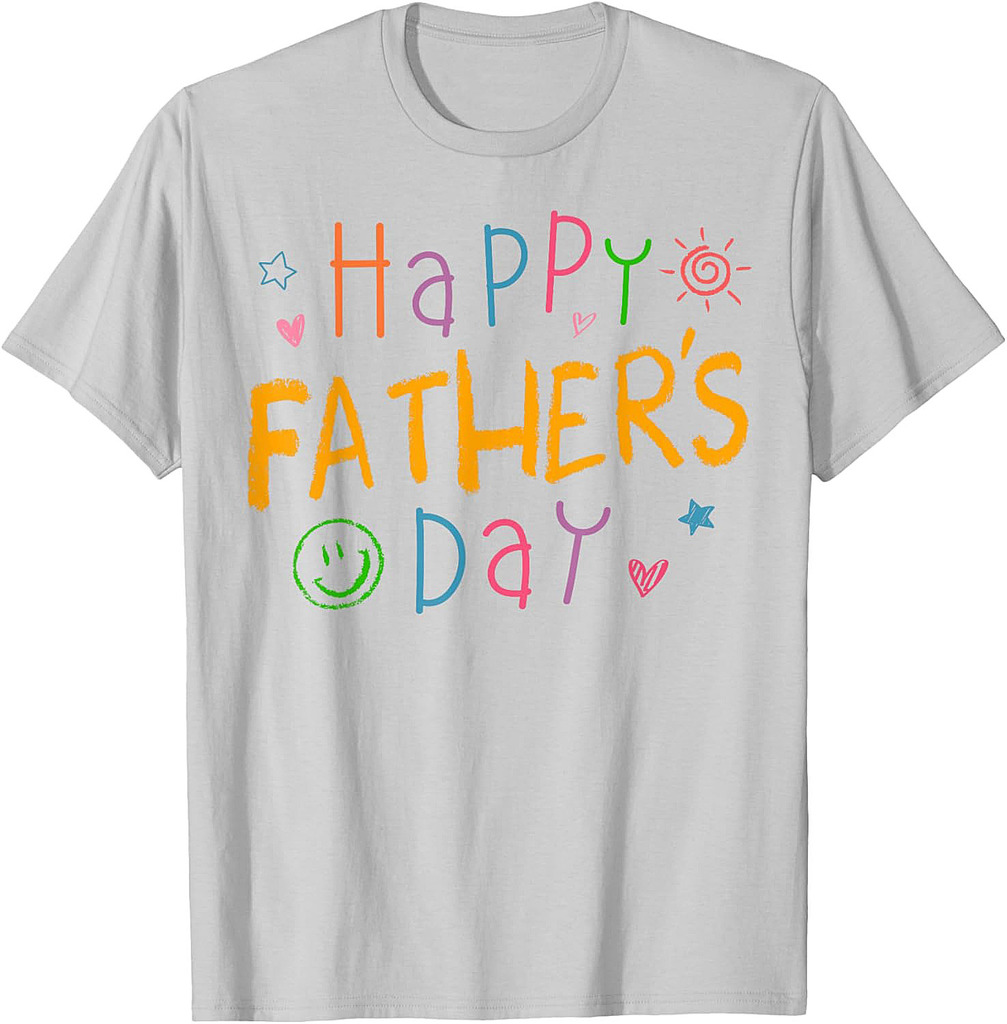 Happy Fathers Day Shirt For Toddler Baby Kids Saying For Dad T-Shirt