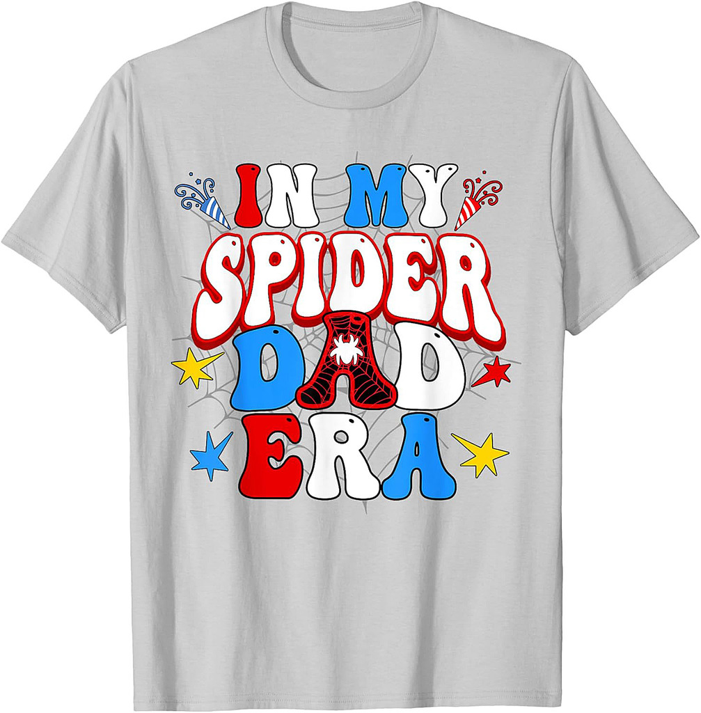 In My Spider Dad Era Birthday Matching Family Fathers Day T-Shirt