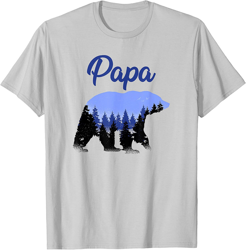 Papa Bear Funny Shirts for Dad Gift Ideas Father's Day T-Shirt