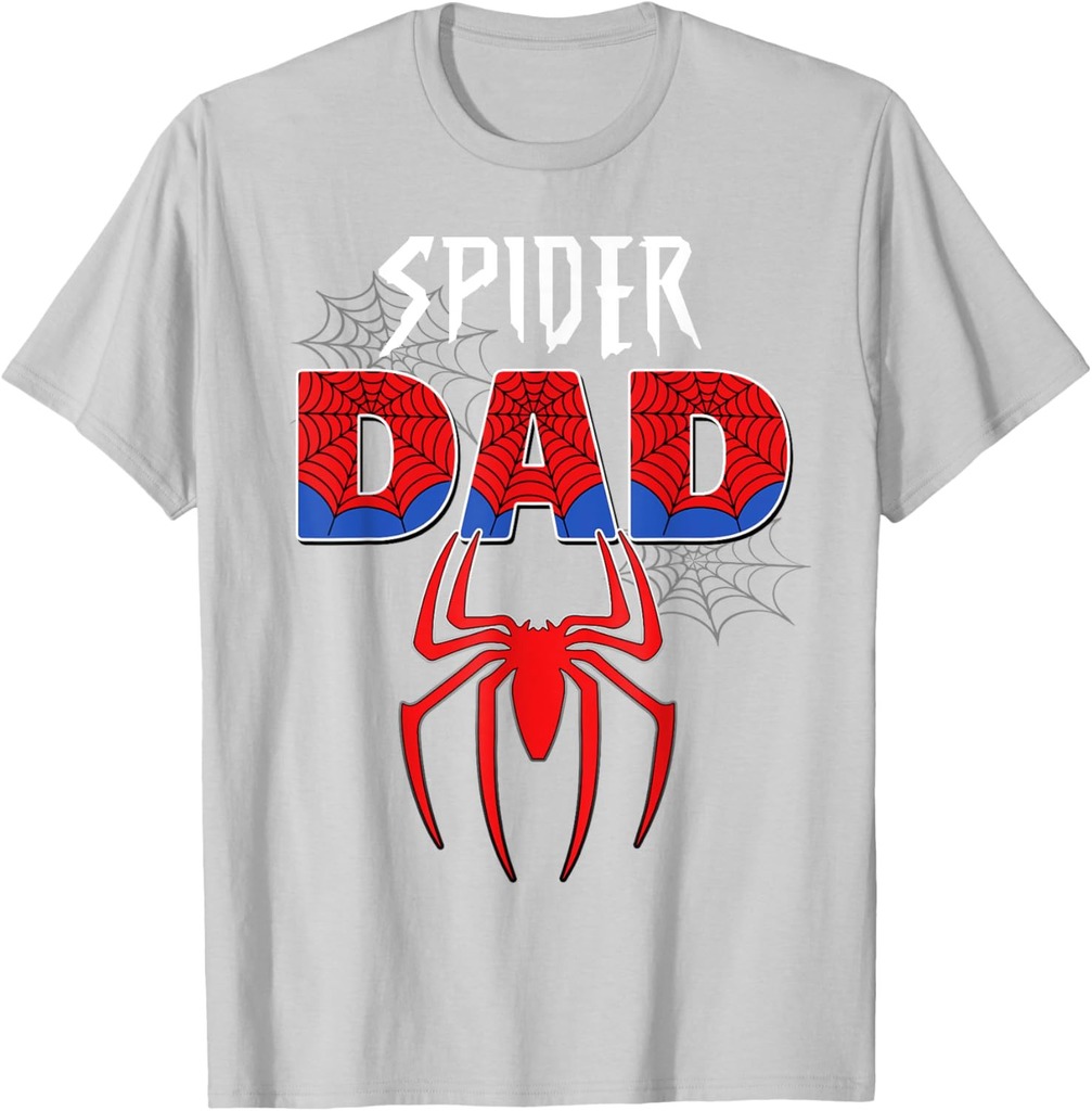 Mens Spider Dad Design Father's Day Matching Family Birthday T-Shirt