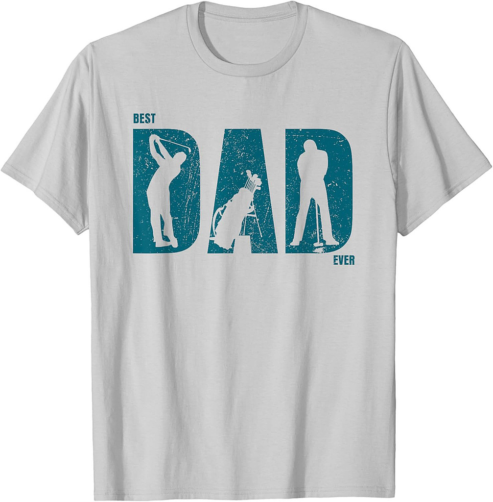Best Golf Dad Ever T Shirt Golf Dad Shirt Father's Day Gift T-Shirt
