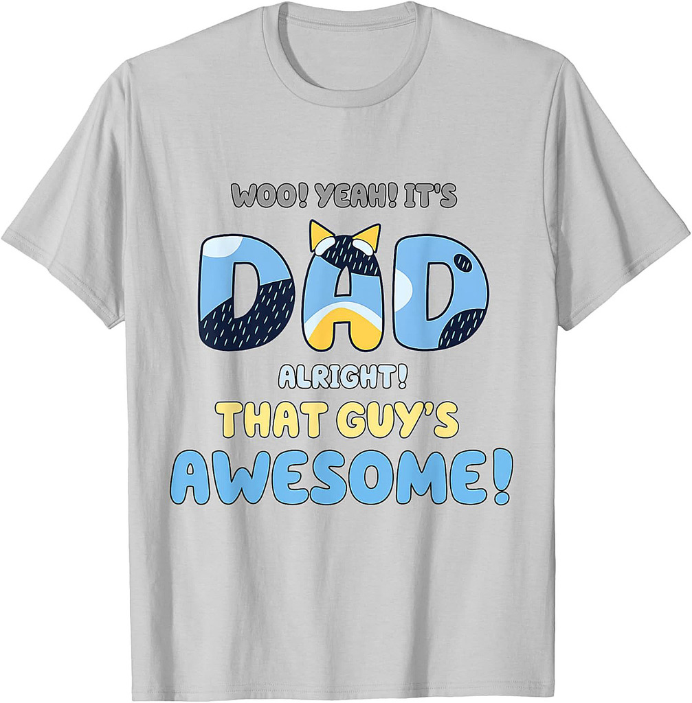 My Dad Is Awesome Fathers Day Shirt From Son Daughter Wife T-Shirt