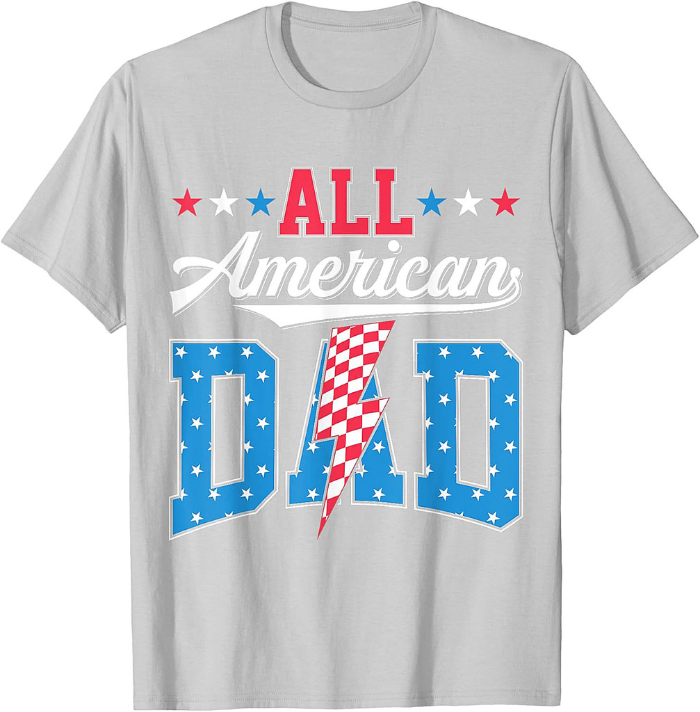 All American Dad 4th Of July Family Matching T-Shirt
