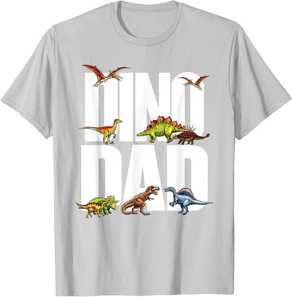 Dinosaur Dad Dinosaur Parent Father's Day Gift for Dino Dads T-Shirt