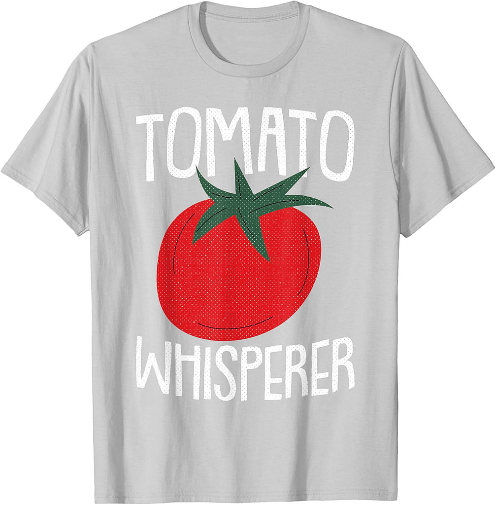 Tomato Whisperer Fathers Day Gardening Dad-dy Dada Gardener T-Shirt