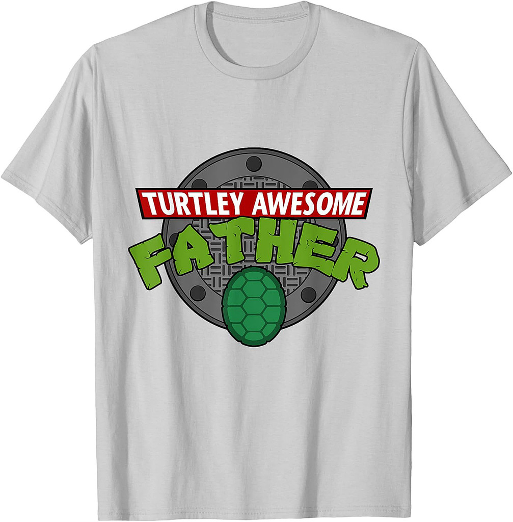 Turtley Awesome Father Awesome Fathers Day T-Shirt