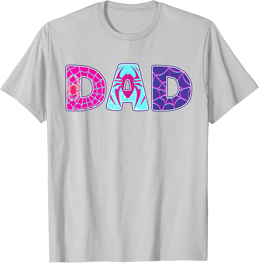 Men Dad Spider Dad Father's Day T-Shirt