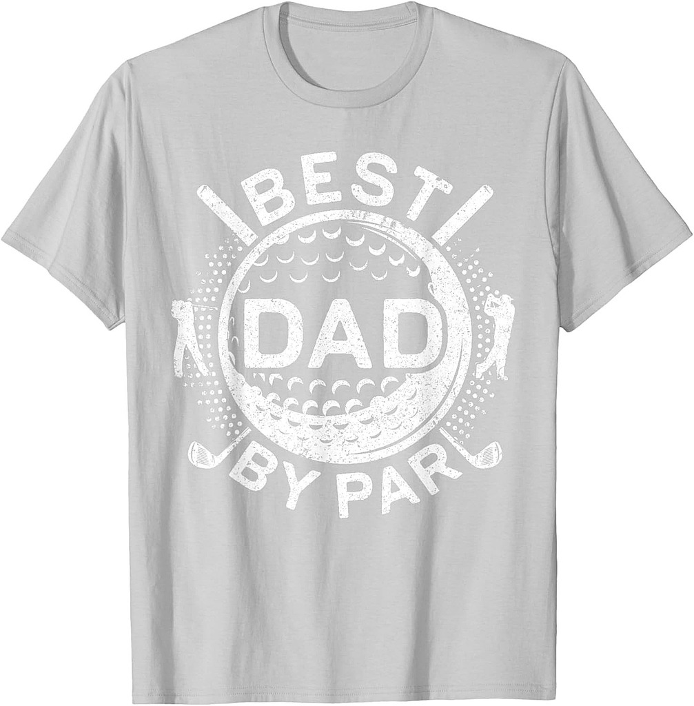 Best Dad By Par Shirt Golfing Dad Men Golf Lover Fathers Day T-Shirt