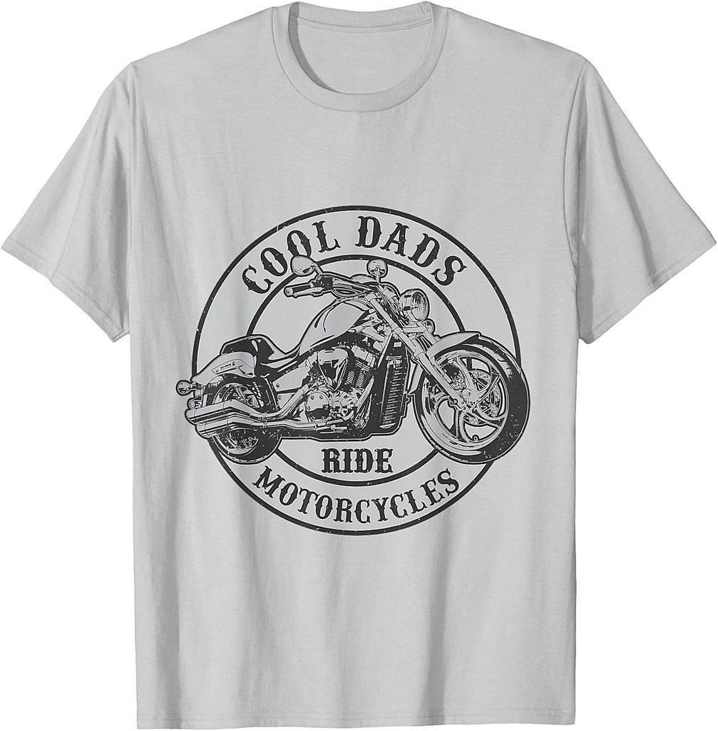 Cool Dad Ride Motorcycles Novelty Rider Dads T-Shirt