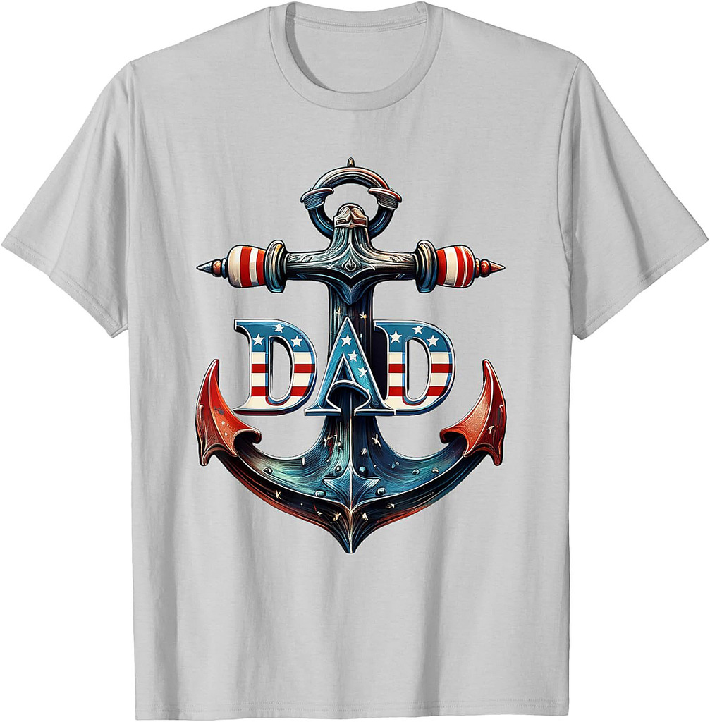 Dad Anchoring Our Life | Father’s Day Vintage Collection T-Shirt