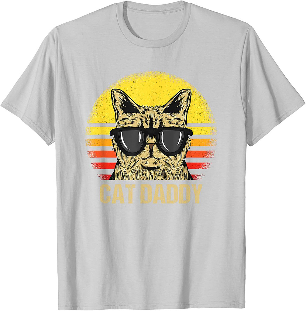 Cat Daddy Father's Day Cat Dad T-Shirt
