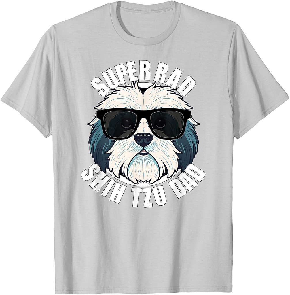 Shih Tzu Dad Funny Father’s Day Dog Dad T-Shirt