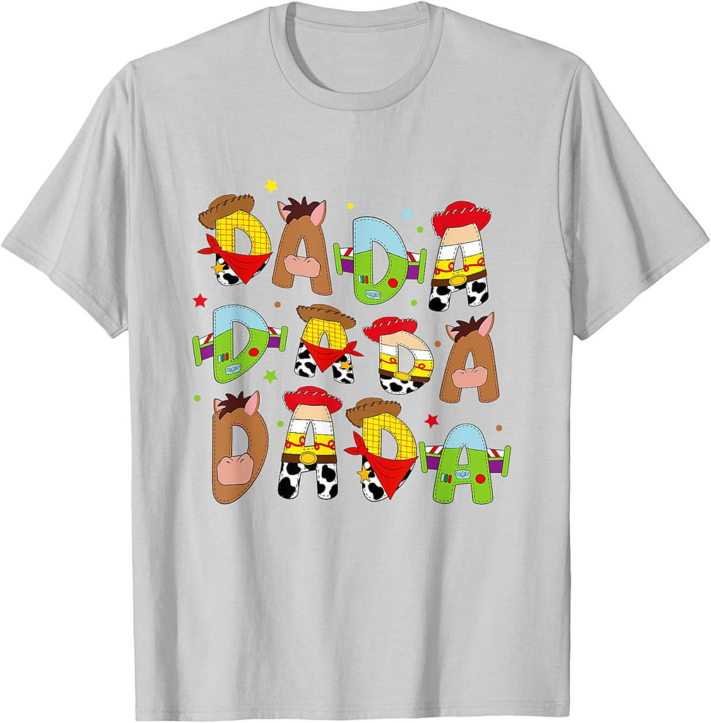 Funny Story Dada Toy Boy Dad Fathers Day Tee T-Shirt