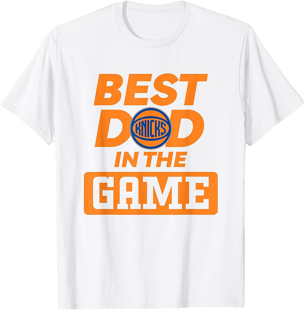 NBA Father's Day Best Dad In The Game Knicks Logo T-Shirt